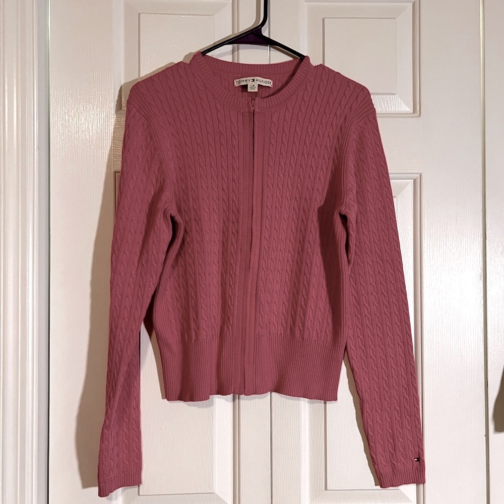 Cardigan Zip Up Sweater By Tommy Hilfiger
